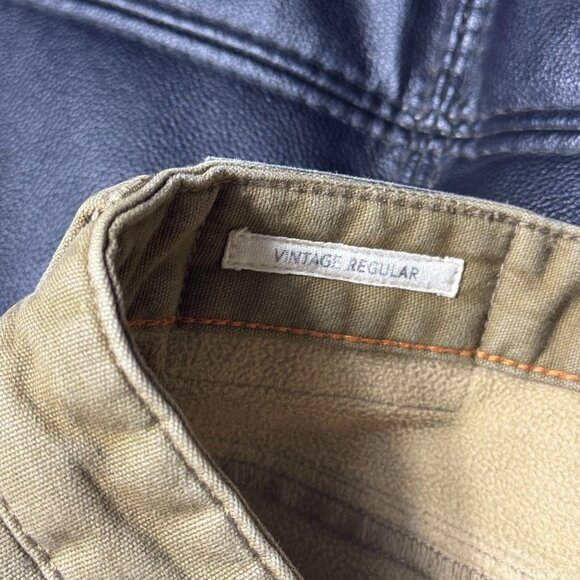 Weatherproof Vintage Men's Pants Brown Fleece Lined Stretch Regular Fit W40 L32 - Picture 15 of 16